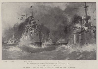 Nuestros visitantes navales rusos, la flota rumbo a aguas británicas de Fred T. Jane